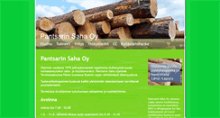 Desktop Screenshot of pantsarinsaha.fi